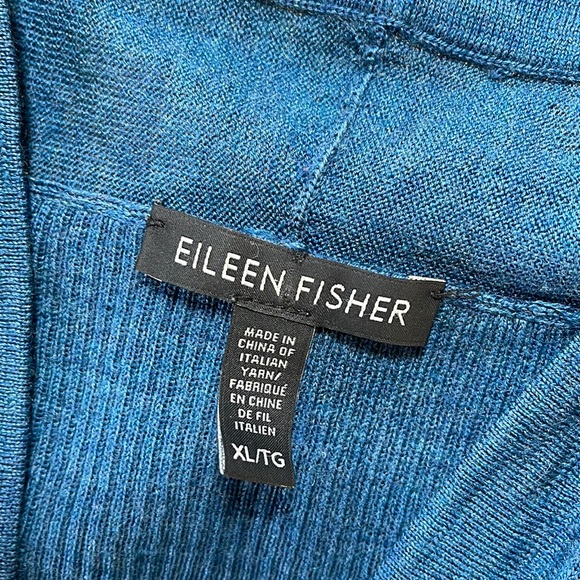 Eileen Fisher Sweaters - Eileen Fisher XL light weight open cardigan, teal, sustainable co, versatile